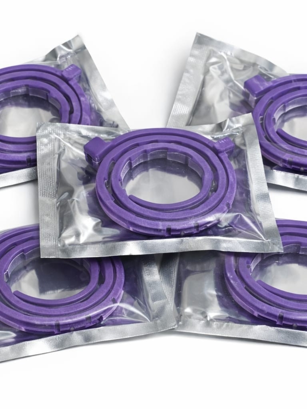 Purple Circular Replacement Gaskets - Pack of 5